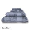 Cuddle Down 3 Piece Alexandria 100% Egyptian Cotton Towel - Dark Grey