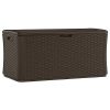Suncast 134 Gallon Extra Large Wicker Deck Box - Java