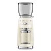 Smeg 50's Retro Style Aesthetic Coffee Grinder - White