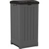 Suncast Trash Hideaway Refuse Container - Peppercorn