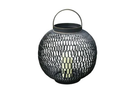 Elementi Round Lantern with Handle