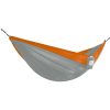 Vivere Double Parachute Hammock - Grey/Orange