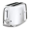 SMEG 50's Retro Style 4 Slice Toaster - Chrome