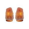 T-Zone Health Mountain Gold Set of 2 Large Himalayan Salt Lamp - Set of 2