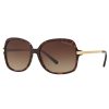 Michael Kors - Adrianna II - Dk Tortoise/Gold / Brown Gradient Dark Brown