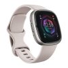 Fitbit Sense 2 Smartwatch - Platinum Aluminum with Lunar White Band