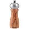 Swissmar Belle 6 inch Olive Wood Salt Mill with Stainless Steel Top