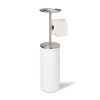 Umbra Portaloo Toilet Paper Stand - White/Nickel