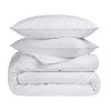 Twin Ducks Sea Breeze White Duck Down and Feather King Duvet and Pillows
