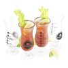 Final Touch Set of 4 Caesar Cocktail Glasses