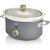 Swan 3.5L Nordic Collection Slow Cooker - Grey