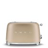 Smeg 2 Slice Smeg Toaster Champagne Matte 1