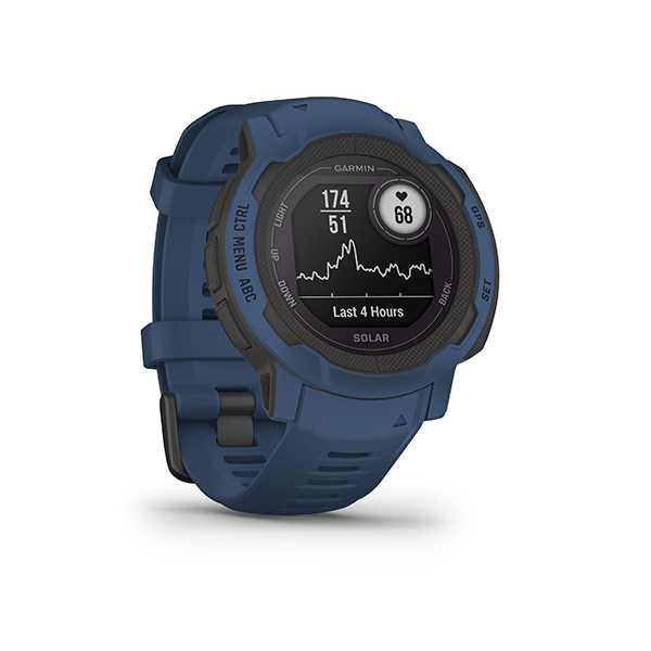 Garmin® Instinct® 2 Solar Silicone Band Smartwatch - TIDAL BLUE