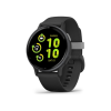 Garmin® vívoactive® 5 Slate Aluminum Bezel with Black Case and Silicone Band - 42MM