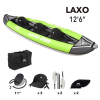 Aqua Marina - Laxo 380 - 3-person Inflatable Kayak/Canoe