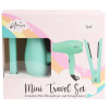Aria Mini Blowdryer & Straightener Travel Set in Teal