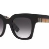 Burberry BE4364 Sunglasses - Black & Grey