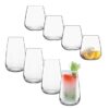 Luigi Bormioli Talismano 8Pc Barware Gift Set - 4 DOF & 4 Beverage Glasses