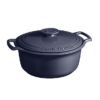EMILE HENRY INDIGO Sublime - Round Stewpot(M), 36.8x31x17.7cm,5.8L/6qt