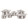Lagostina - Legacy Hammered 5-Ply 12 Piece Cookware Set