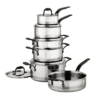 Lagostina - Elite Clad 7ply Stainless Steel 11pc Cookware Set