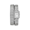 Michael Kors Emery Pavé Silver-Tone Wrap Watch