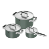 Zwilling Pure 6 Piece Pots & Pans Set in Green