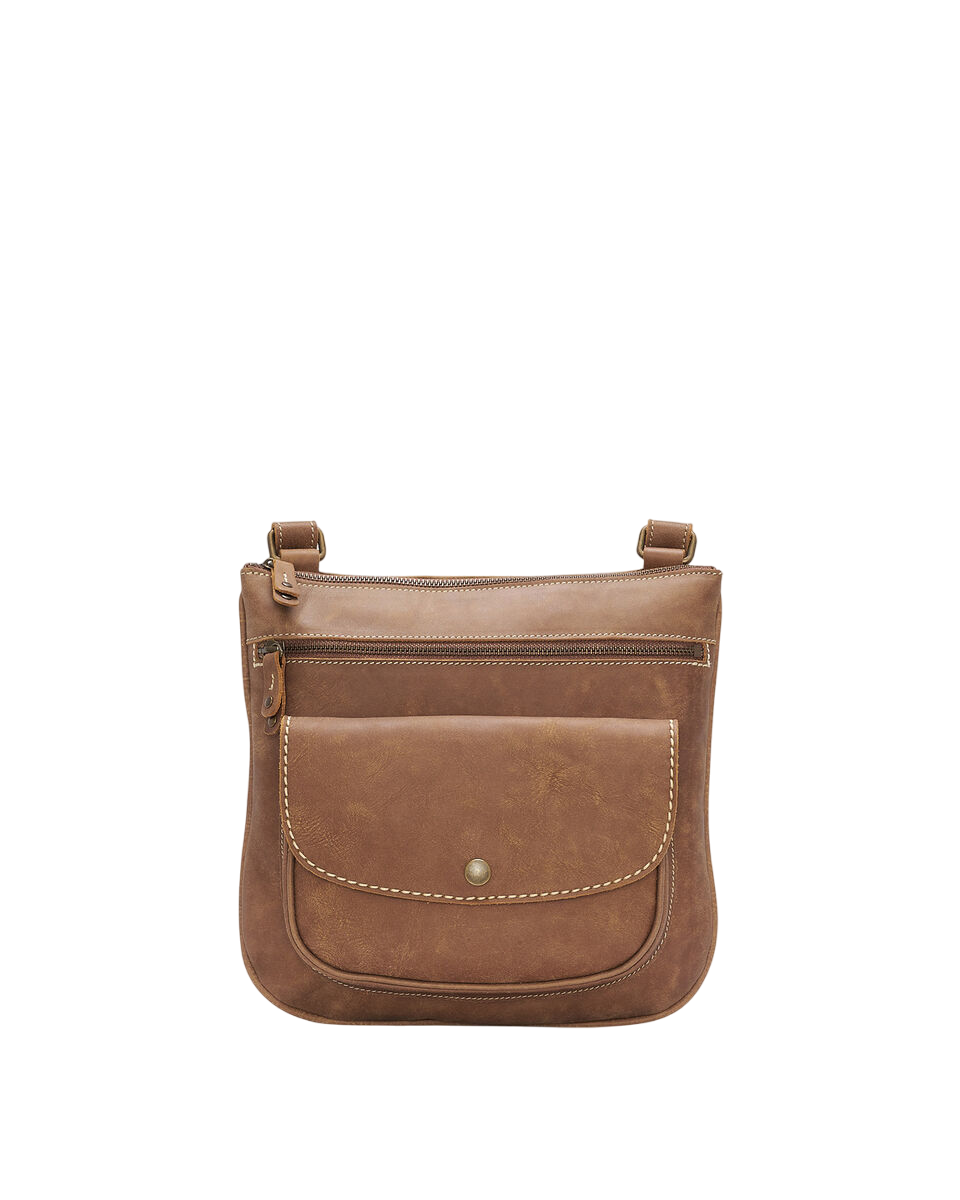 Ata Vine Crossbody Bag, Saddle main image 1