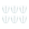 Bodum Pavina 6-Pack Outdoor Shatterproof 8oz Double Wall Tumbler