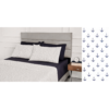 Cuddle Down Anchors Marine & White 4 Piece Sheet Set - Queen