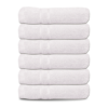 Cuddle Down Portofino Set of 6 Hand Towels - White