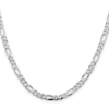 Karing Sterling Silver 4.5mm Figaro Necklace