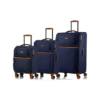 Champs Luggage Classic II Collection 3-Piece Soft Side Set in Navy