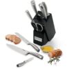 Cuisinart German Steel V-Edge 9-Piece Knife Block Set