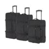 Bugatti Denver 3 Piece Duffle on Wheels in Black