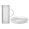 Guzzini Tiffany Collection Pitcher/Lid & Serving Tray