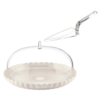 Guzzini Tiffany Refined Acrylic Serving Tray with Dome Lid