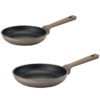 Guzzini Cook & Strong 4-Ply 2 Piece Fry Pan Set - Bronze