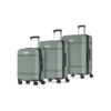 Bugatti Wellington 3 Piece Hard Side Luggage Set in Green