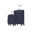 Bugatti Amsterdam 2 Piece Water Resistant Softside Luggage Set in Navy