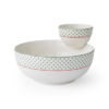 Spode Christmas Tree Dots Tiered Chip and Dip