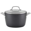 KitchenAid Hard Anodized Nonstick 8-Quart Stockpot with Lid
