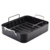 Kitchen Aid Hard Anodized Roaster, 13x15.75in