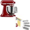 KitchenAid Artisan 5 Quart Tilt-Head Stand Mixer w/Pasta Attachment - Empire Red