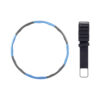 Power WearHouse Take 2 Weighted Blue/Grey Exercise Hoop and Black Wrist-Ankle Weights