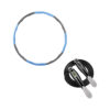 Power WearHouse Take 2 Weighted Blue/Grey Excercise Hoop and Black Weighted Jump Rope