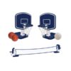 Backyard Lifestyles  Poolside Volleyball & Basketball Combo Set - Dark Blue