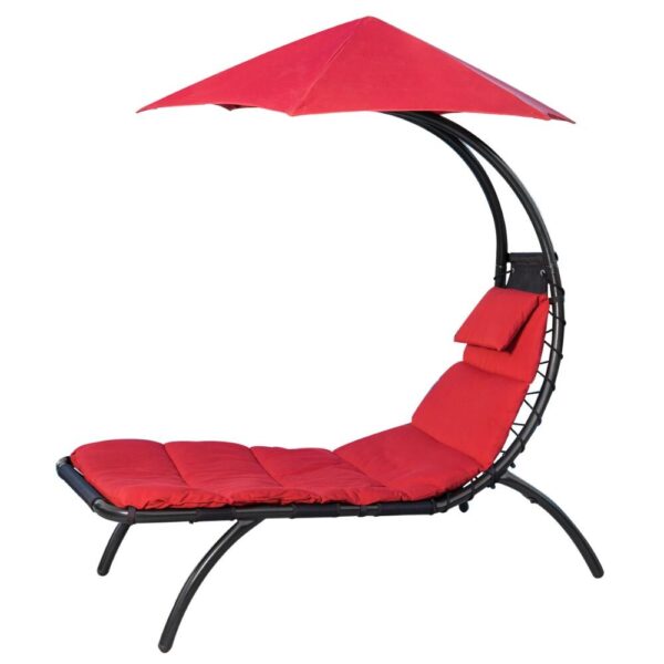 Vivere The Original Dream Lounger - Cherry Red