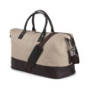 Bugatti Canvas Duffle Bag - Natural/Brown