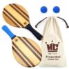 Tosso Frescobol Paddle Set - Beach Stripes